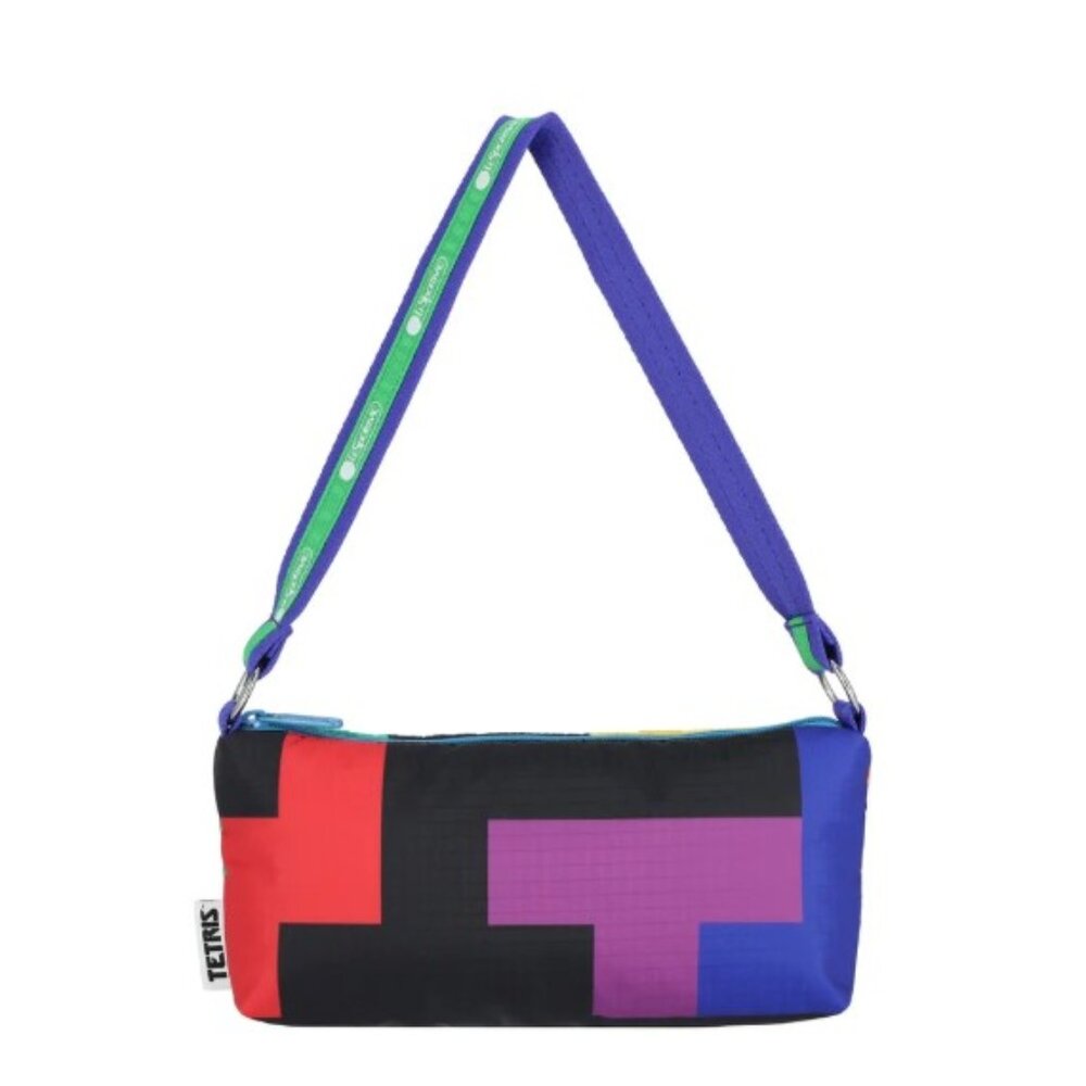 LeSportsac Tetris Small Shoulder Bag Small Zip Baguette